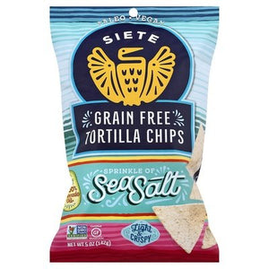 Siete Tortilla Chips Grain Free Sea Salt 12/5 Oz [UNFI #2007912]