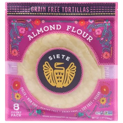 Siete Tortillas Grain Free Almond Flour 12/7 Oz [UNFI #1804756]