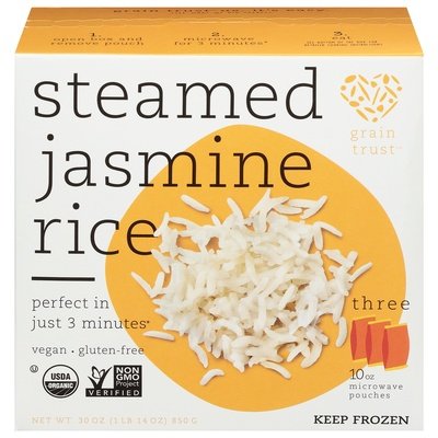 Grain Trust Jasmine Rice Steamed 6/30 Oz [UNFI #2106243]