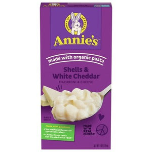 Annies Homegrown Macaroni & Cheese Shells & White Cheddar 12/6 Oz [UNFI #0688978]