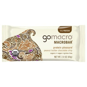 Gomacro Macrobar Peanut Butter Chocolate Chip 12/2.5 Oz [UNFI-CARLISLE #1622471]