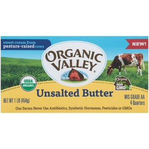 Organic Valley Organic Unsalted Butter 15/1Lb [UNFI #2738193]