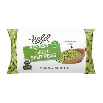 Field Day Green Split Peas 12/16 Oz [UNFI #2534758]