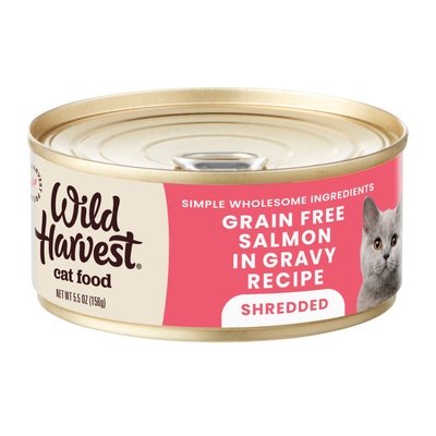 Wild Harvest  Salmon In Gravy Grain Free 24/5.5 Oz [UNFI #2603280]