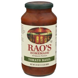 Raos Sauce Tomato Basil 12/24 Oz [UNFI #0306423]