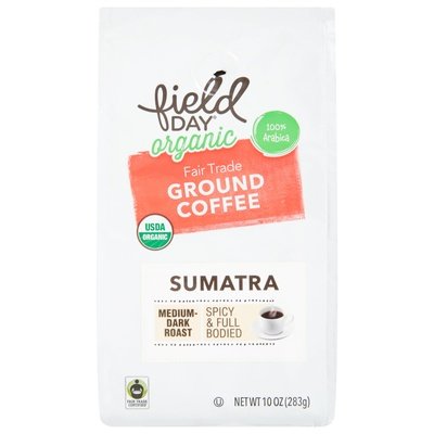 Field Day Ground Coffee - Sumatra 6/10 Oz [UNFI #2588440]