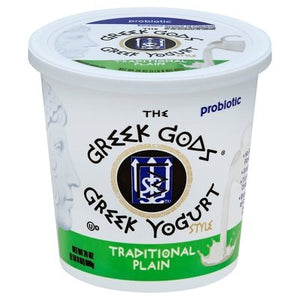 Greek Gods Yogurt Greek Style Traditional Plain 6/24 Oz [UNFI #0708594]