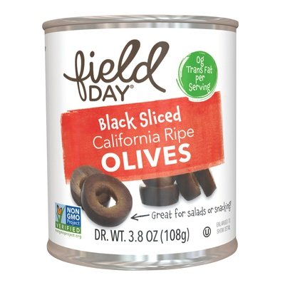 Field Day Black Sliced Ripe 12/3.8 Oz [UNFI #1053289]