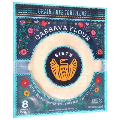 Siete Tortillas Grain Free Cassava Flour 12/7 Oz [UNFI #1804764]