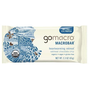 Gomacro Macrobar Oatmeal Chocolate Chip 12/2.3 Oz [UNFI-CARLISLE #2418200]