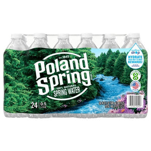 Poland Spring Spring Water 100% Natural 1/24/.5Ltr [UNFI #0201434]