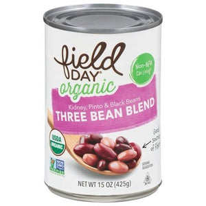 Field Day 3 Bean Blend Kidny Pinto Black 12/15 Oz [UNFI #2971687]