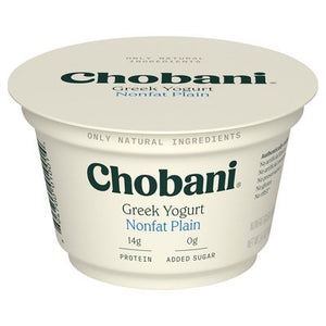 Chobani Yogurt Greek Nonfat Plain 12/5.3 Oz [UNFI #1512532]