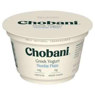 Chobani Yogurt Greek Nonfat Plain 12/5.3 Oz [UNFI #1512532]